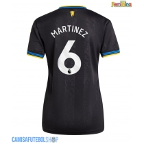 Camisa de time de futebol Manchester United Lisandro Martinez #6 Replicas 3º Equipamento Feminina 2025-26 Manga Curta